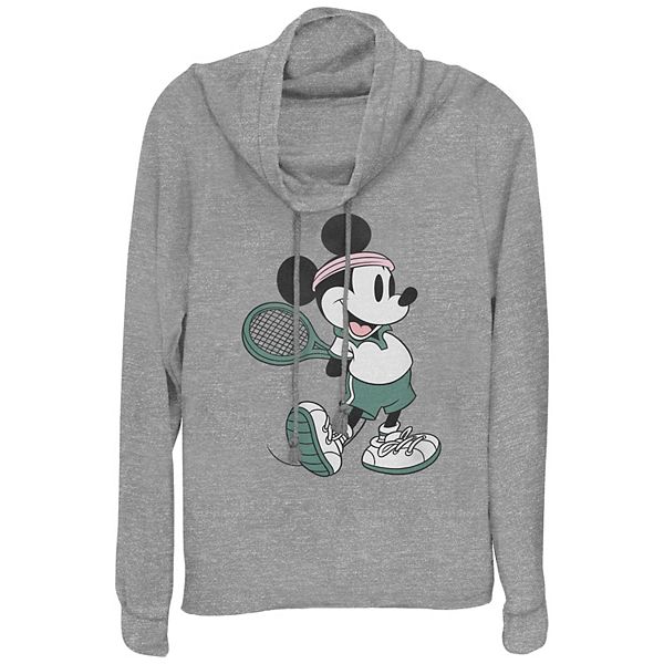 

Футболка с длинным рукавом Mickey Mouse Vintage Tennis Player Plus Size Cowlneck Disney