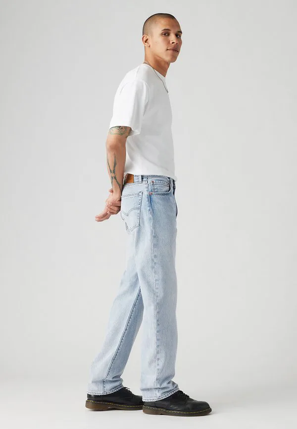 555 свободные прямые джинсы прямого кроя Levi'S, Baby Blue Essentials — фото 4
