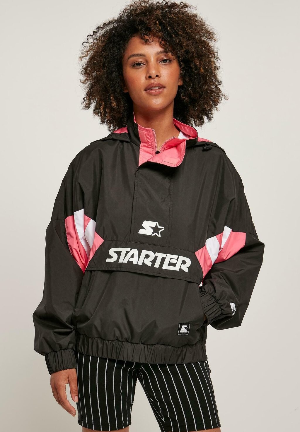 

Ветровка Starter, цвет Black /Pink, Серый, Ветровка Starter, цвет Black /Pink