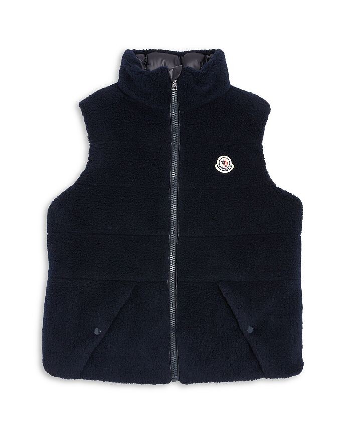 

Moncler Двусторонний плюшевый жилет Colbricon для мальчиков - Big Kid, синий