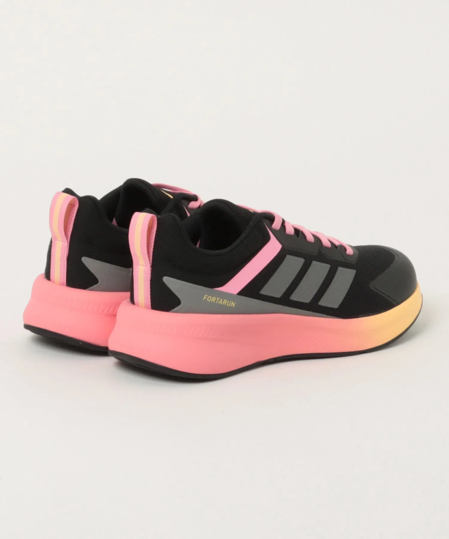 Детские кроссовки adidas FortaRun 4.0 JR9804 чёрные — фото 2