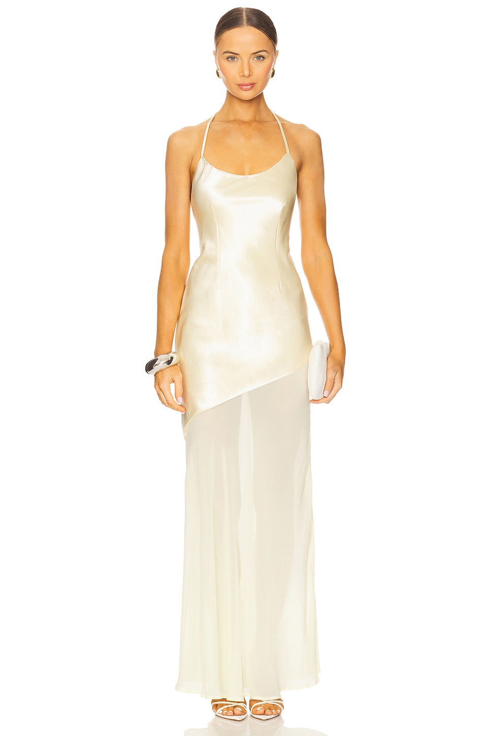 

Длинное платье Samani от Runaway The Label, lemon