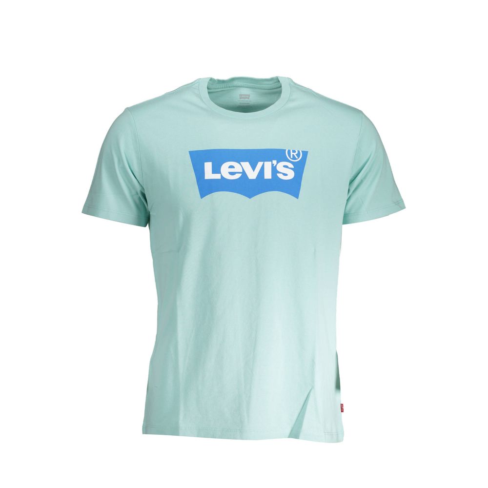 

Синяя хлопковая футболка Levi´s, синий