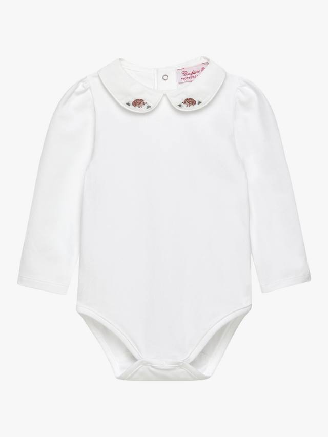 

Детский боди из хлопковой смеси Peter Pan с ёжиком Trotters, White