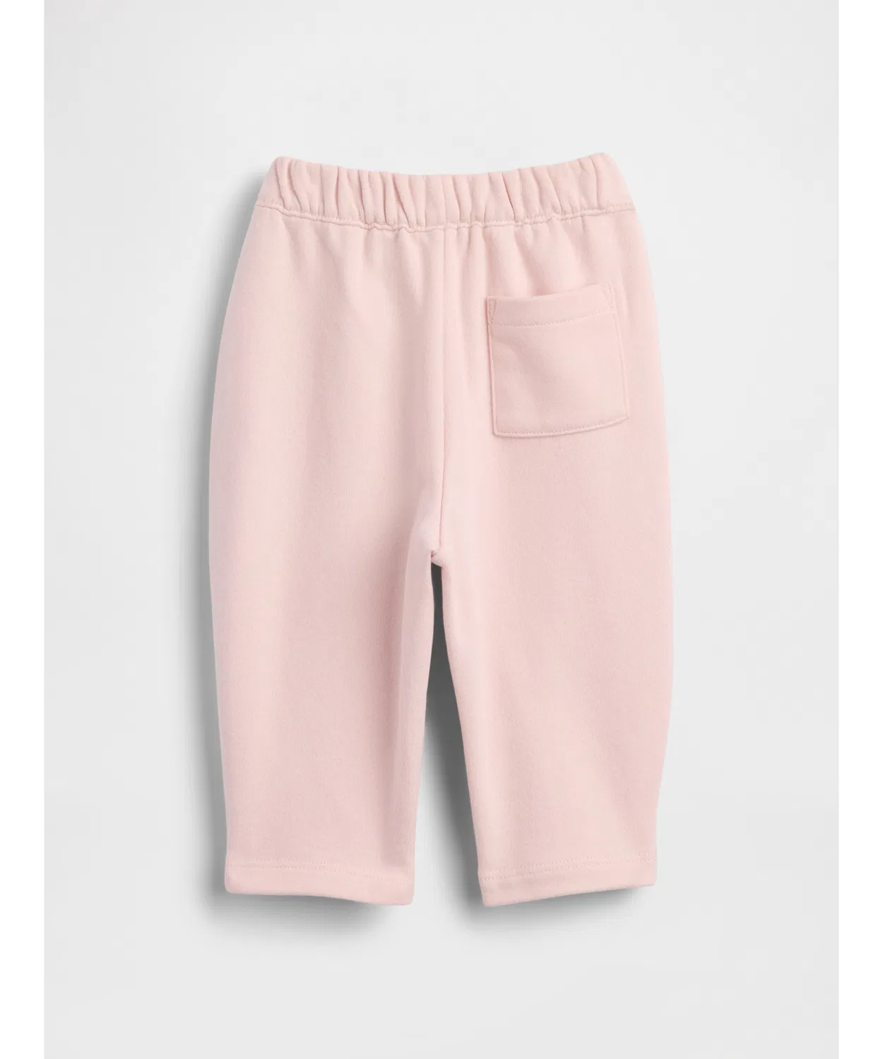 Спортивные штаны GAP из французского флиса, бочкообразный крой, розовые — фото 2