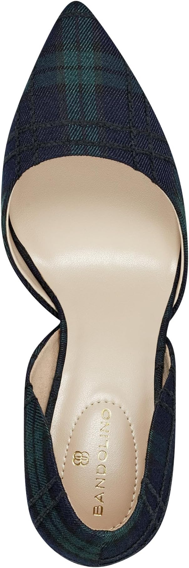 Туфли Bandolino Grenow D’Orsay Pump, цвет Navy/Green Plaid — фото 2