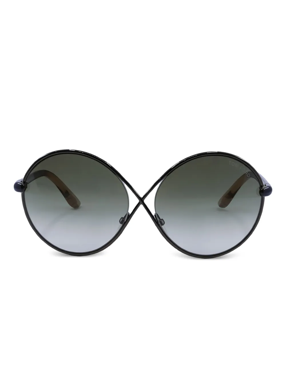 

Солнцезащитные очки в круглой оправе TOM FORD Eyewear, черный