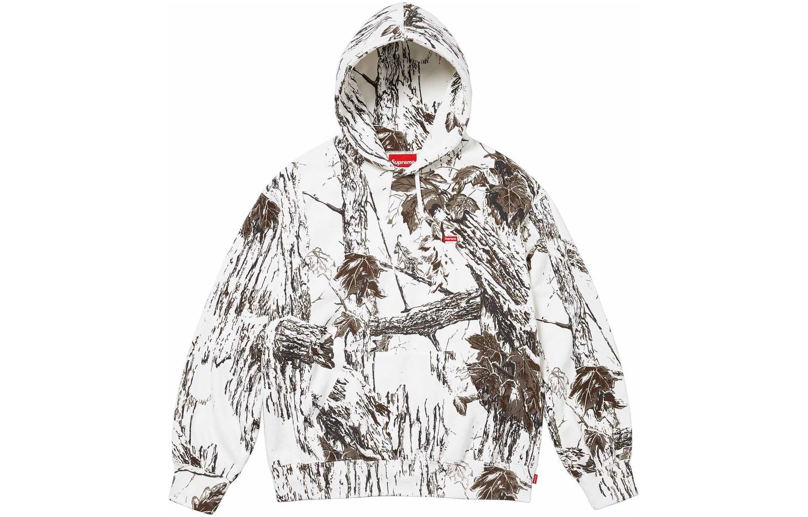 Толстовка с капюшоном Small Box SS24 Supreme, snow camouflage/snow camo