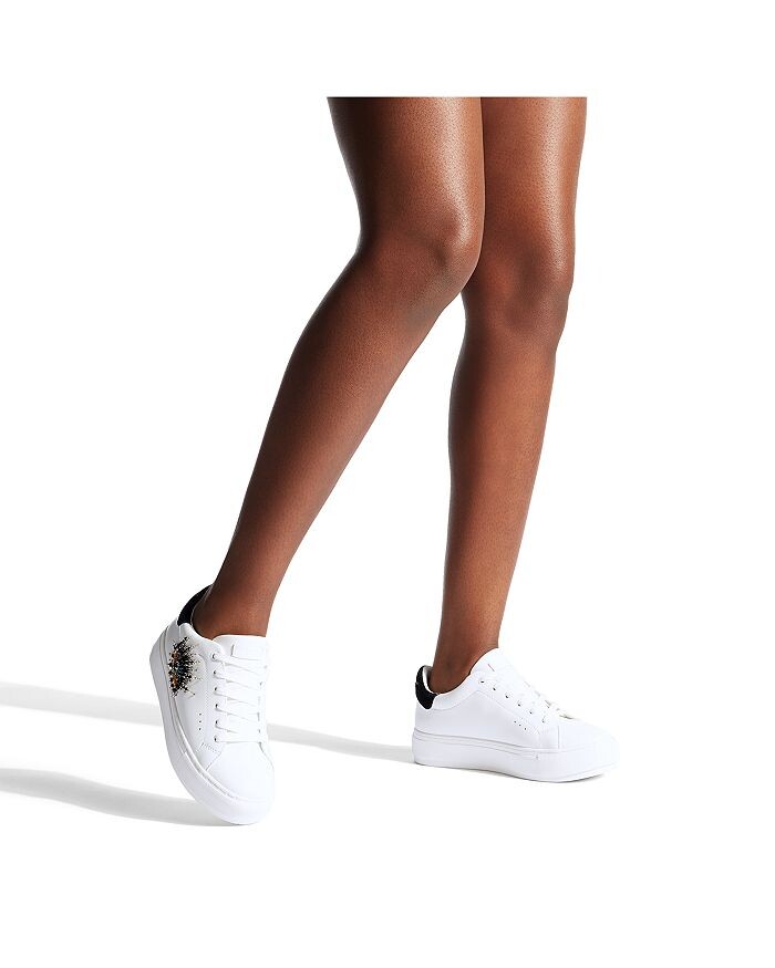 Женские низкие кеды на платформе Laney с украшением в виде глаз KURT GEIGER LONDON — фото 2