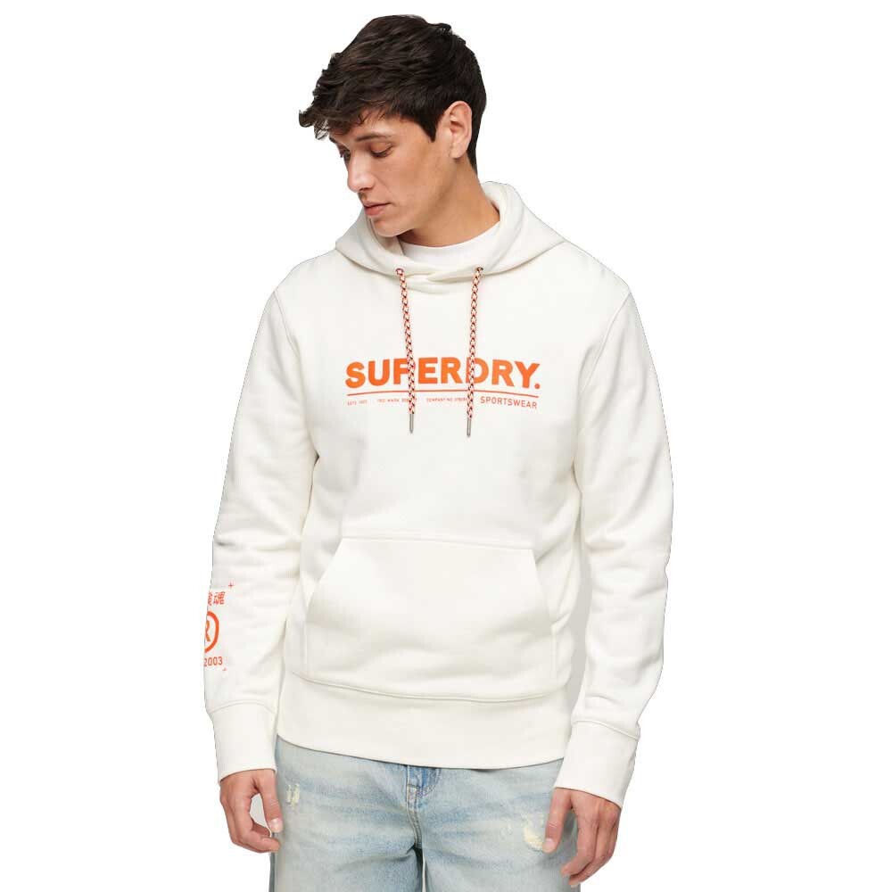 

Худи Superdry Utility Sport Logo Loose, белый