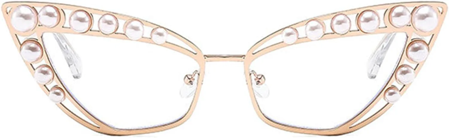 

Солнцезащитные очки Willochra «Кошачий глаз» со стразами, дизайнерские, модные, сексуальные, с жемчугом, бриллиантами, металлическим блеском, розовые, UV400, C8