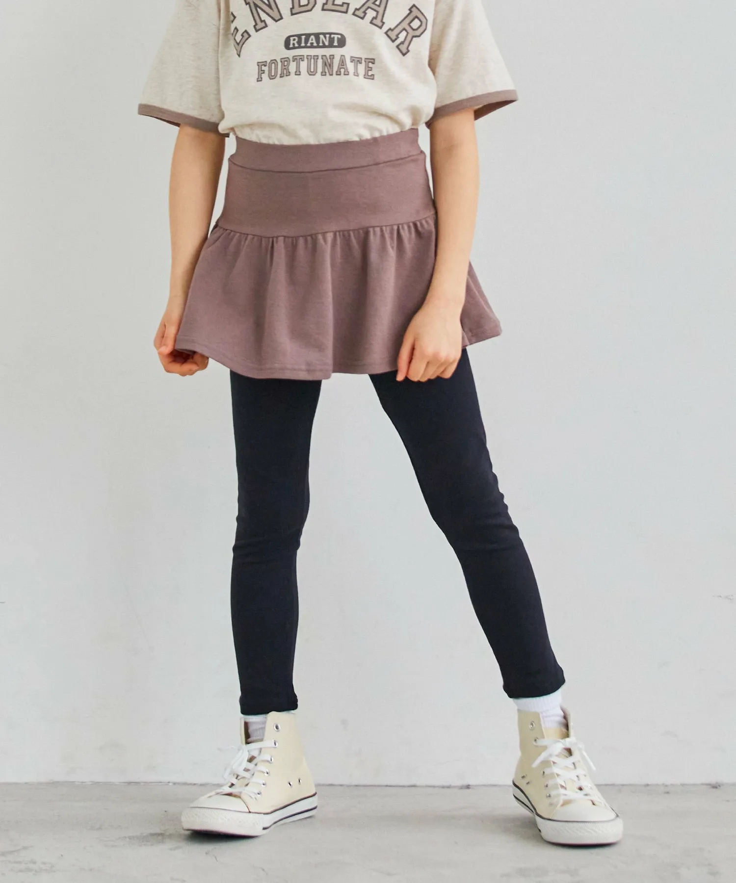 Юбка Эластичные юбки (со сборками) Ever Closet, Brown B