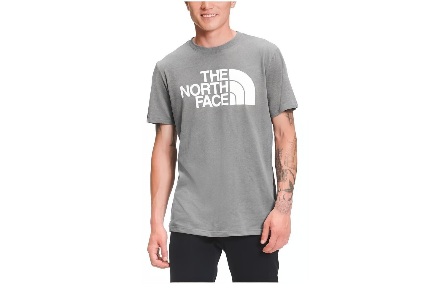 

Футболка мужская серая The North Face, серый