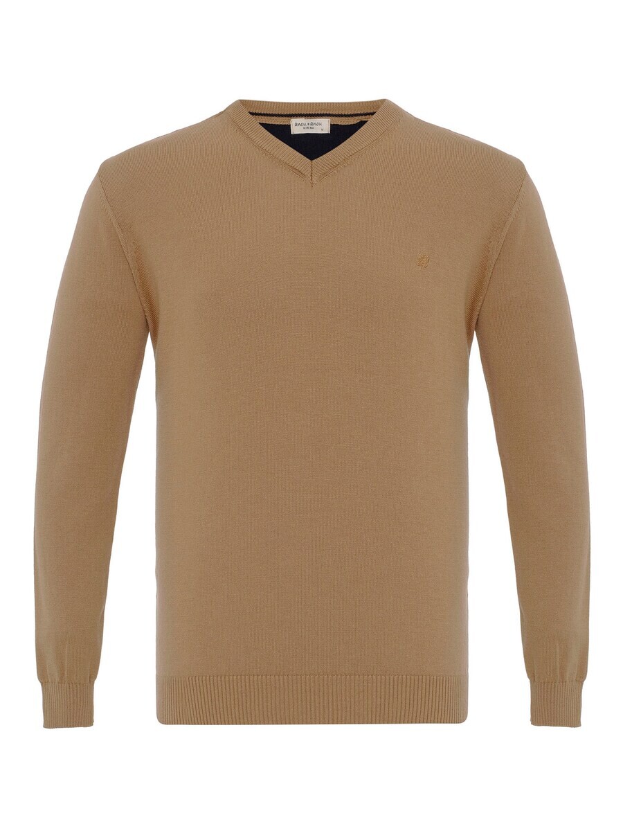 

Свитер с v-образным вырезом Anou Anou Sweater Morina, коричневый