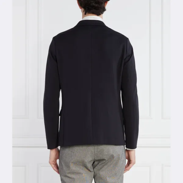 Элегантная куртка классического кроя Emporio Armani, синий — фото 2