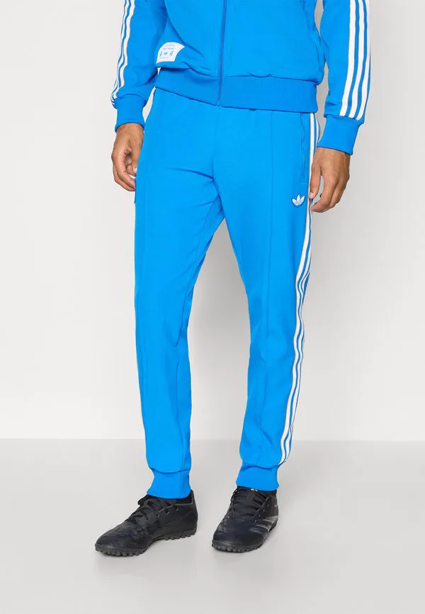 Спортивные штаны real madrid icon, клубная одежда Adidas Originals, Bluebird/White