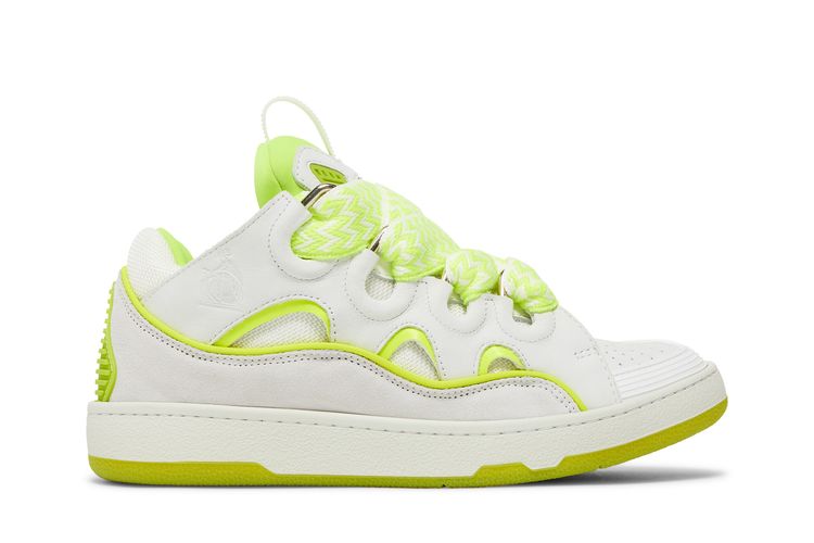 

Кроссовки Lanvin Wmns Curb Sneakers White Fluo Yellow, белый