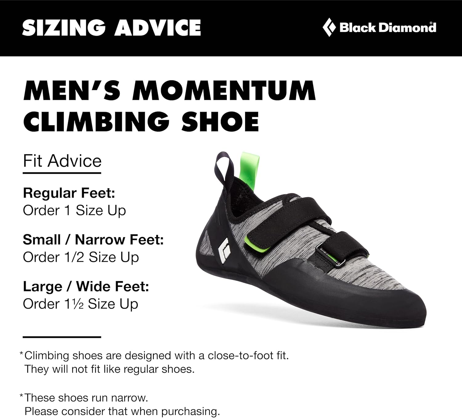 Мужские скальные туфли Black Diamond M Momentum с шнуровкой, белый/черный — фото 2