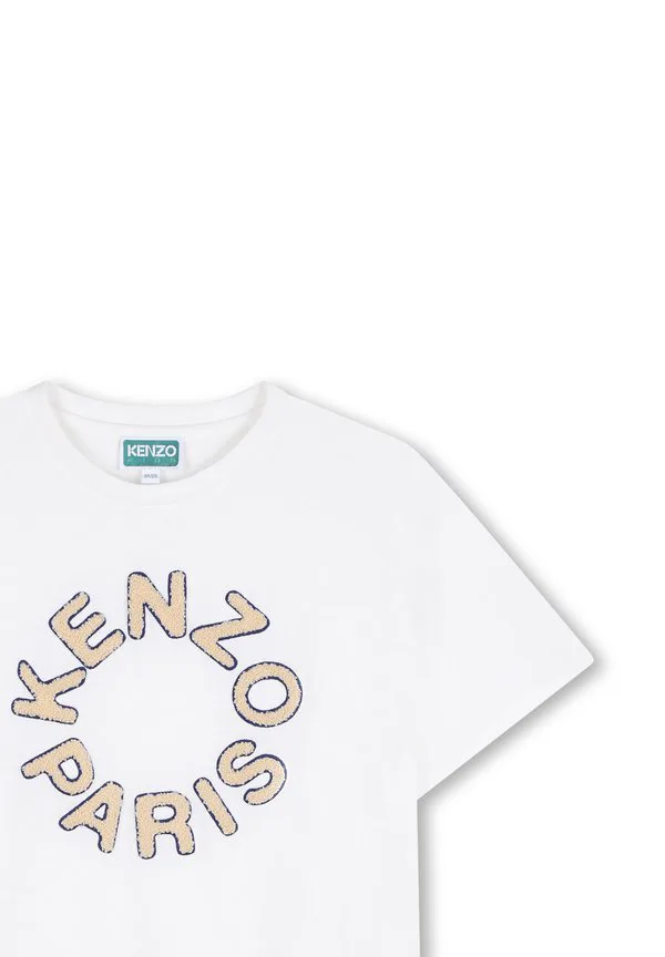Футболка с принтом kurzärmeliges Kenzo Kids, Offwhite — фото 3
