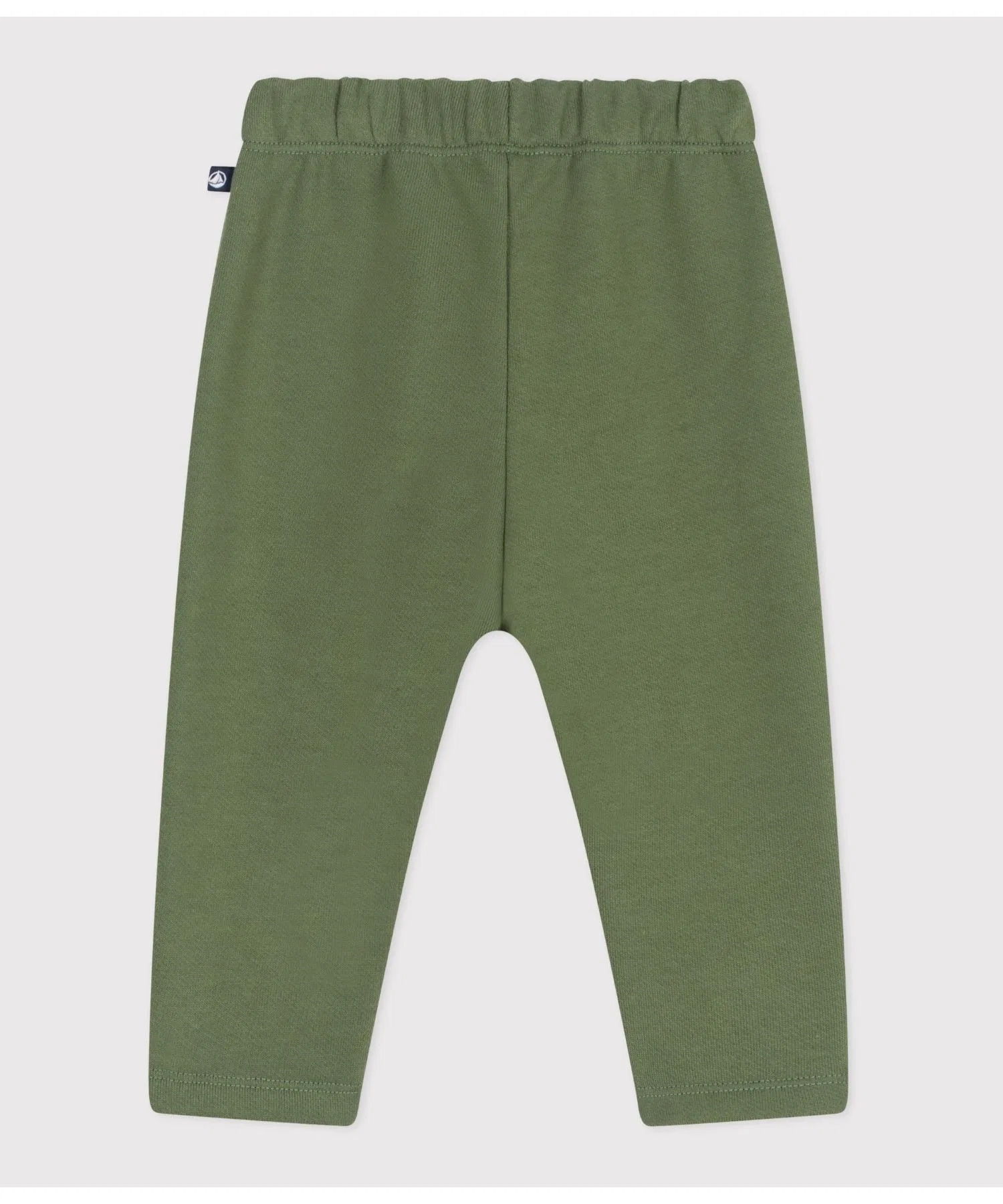 Детские хлопковые спортивные брюки Petit Bateau тёмно-синие — фото 4