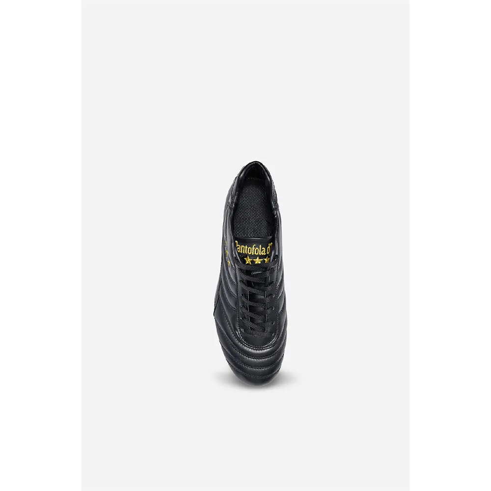 Футбольные бутсы Pantofola D Oro Derby FG, черный — фото 4