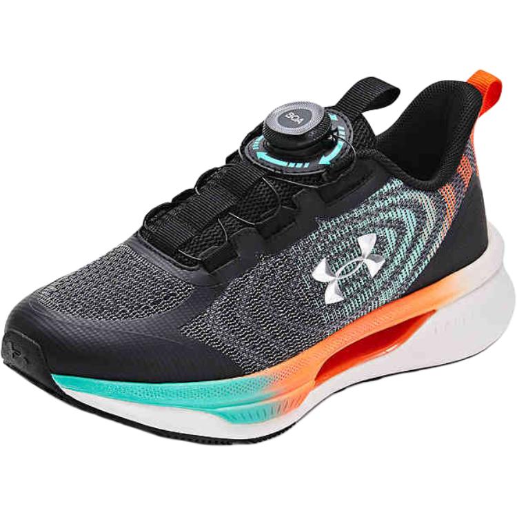 

Низкие детские беговые кроссовки Black Kids' Under Armour, черный/серебристый