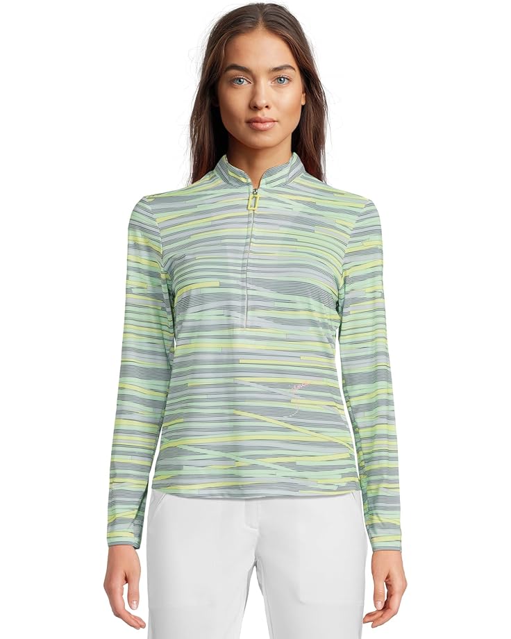 

Топ Jamie Sadock Sunsense Chopstix Print Long, цвет Creme De Mint