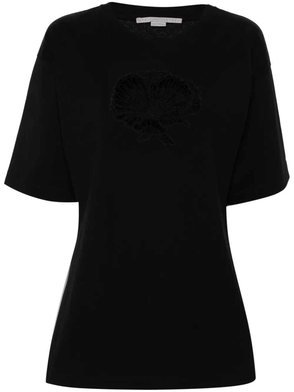 

Футболка с вырезами STELLA MCCARTNEY, черный