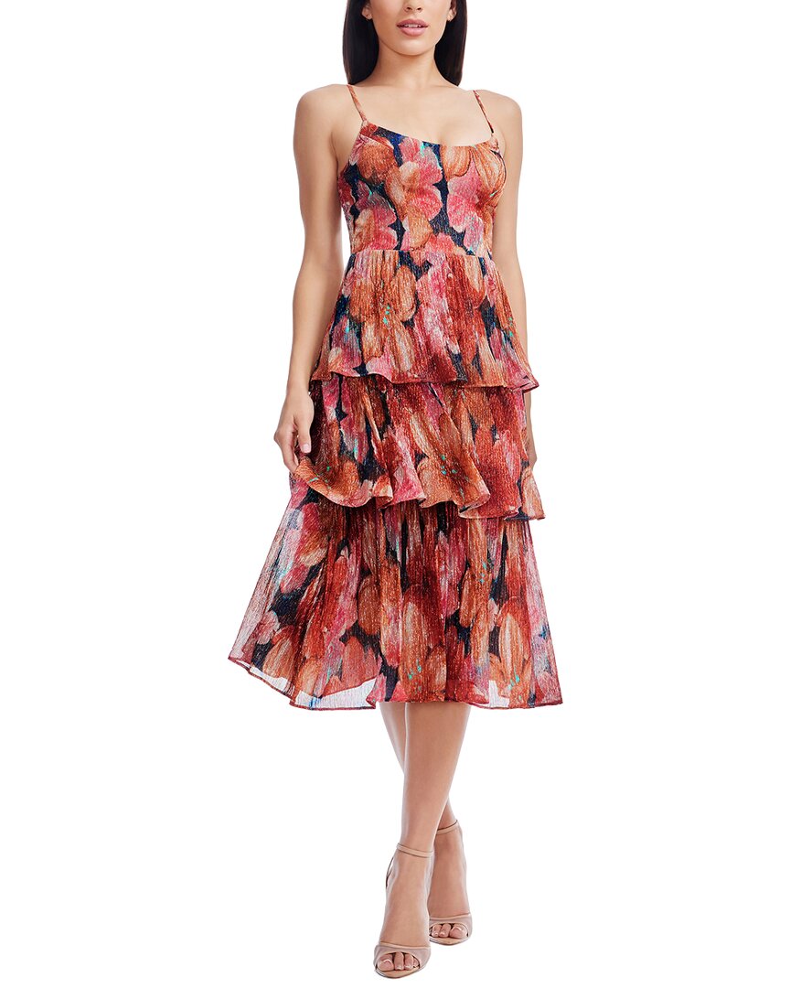 

Платье The Population Loretta A-Line Dress Dress The Population, желтый