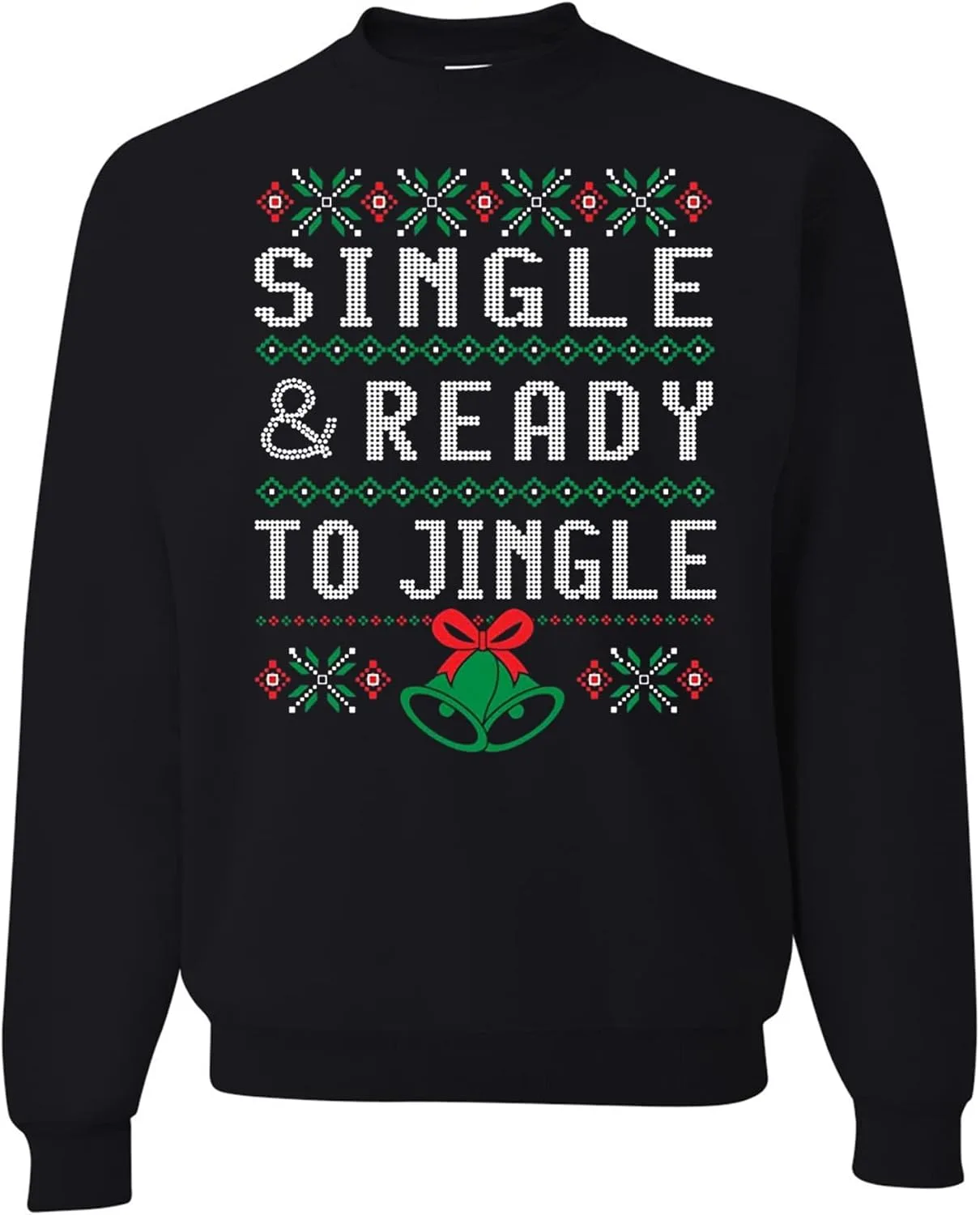 

Дизайнерский свитшот с принтом Ugly Christmas Sweater 2024 wild custom apparel