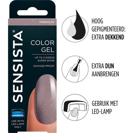 

Sensista Color Gel Mmmauve - Сиреневый блеск