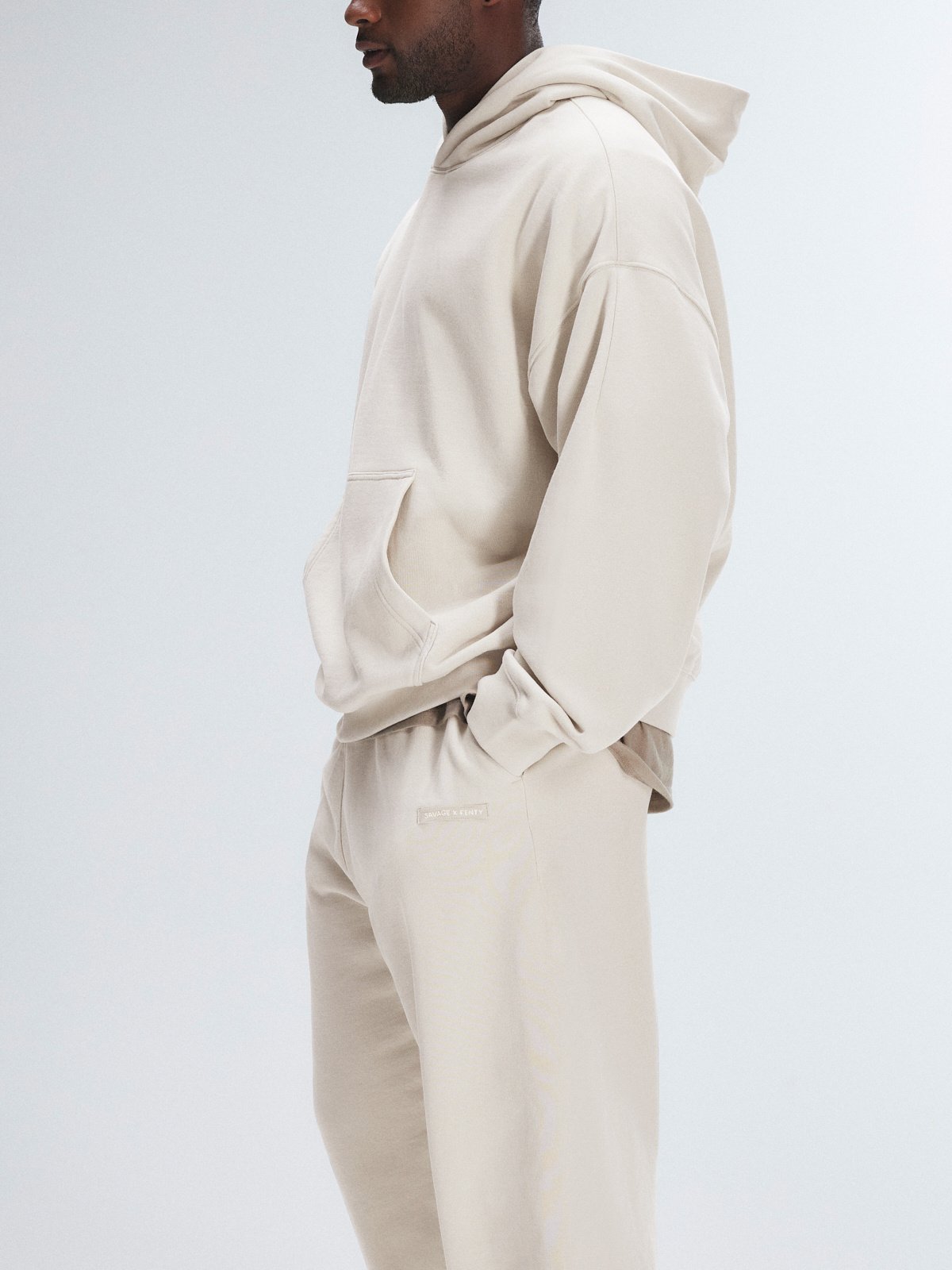 

Флисовый худи Savage X Fenty , цвет Hush Beige