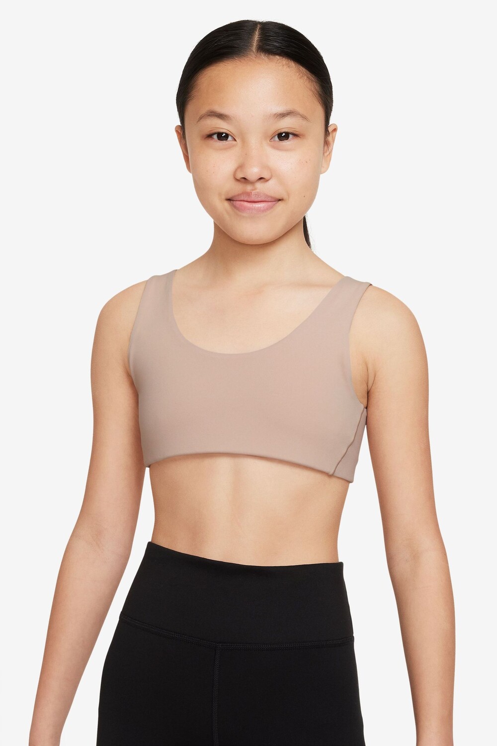 

Спортивный бюстгальтер Dri-FIT Alate All U Nike, бежевый