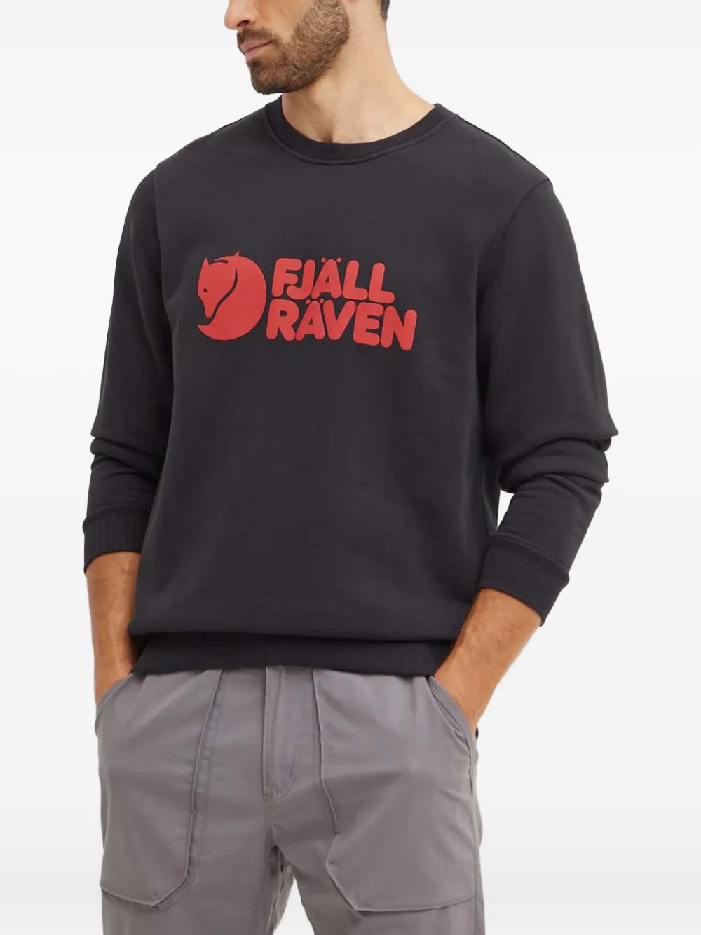 

Свитер с нашивкой-логотипом 1960 Fjällräven, черный