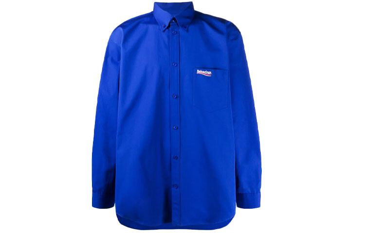 

Рубашка унисекс Balenciaga, цвет Blue