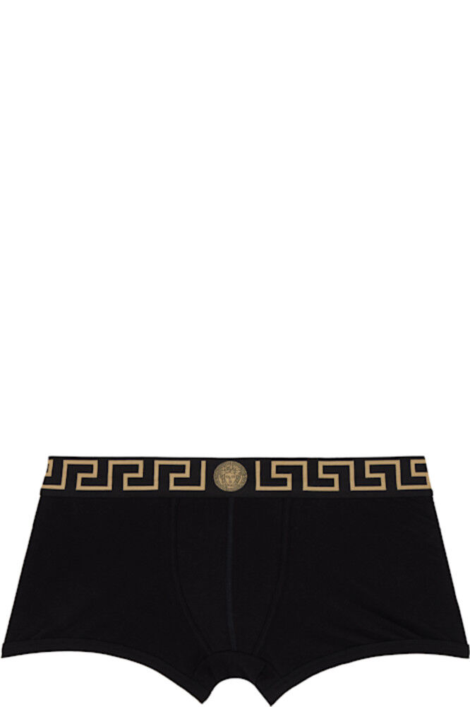 

Черные трусы-боксеры Greca Border Versace Underwear