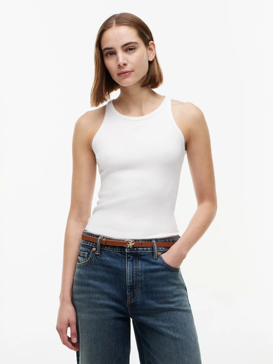 Топ Tommy Hilfiger, Ecru — фото 2