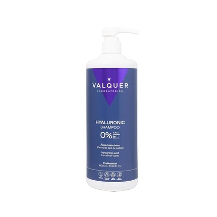 

Valquer Laboratorios Шампунь Valquer с гиалуроновой кислотой, дополнительное увлажнение и жизненная сила для всех типов волос, 1000 мл