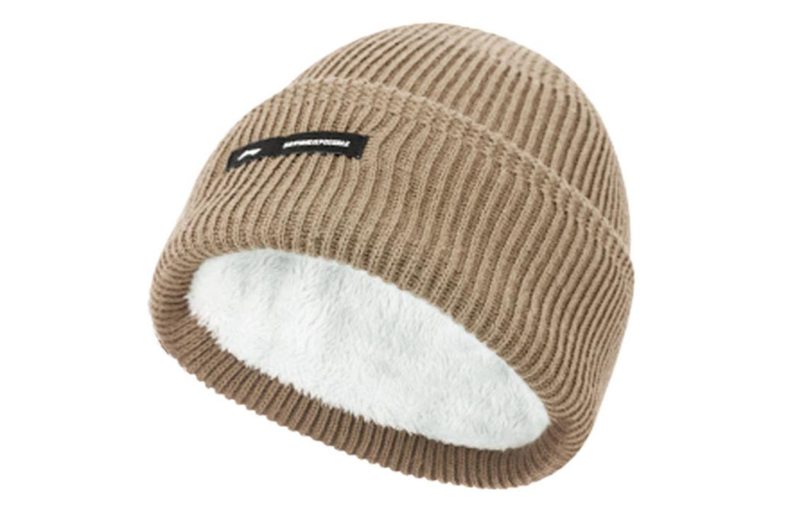 

LINING Акриловая унисекс шапка овсяного цвета, Oat