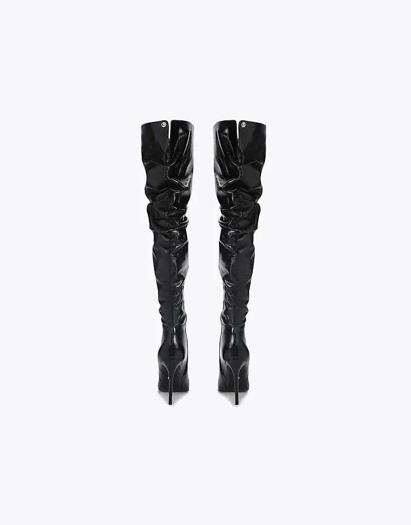 Сапоги KG Kurt Geiger Tigerlily из черной кожи — фото 4