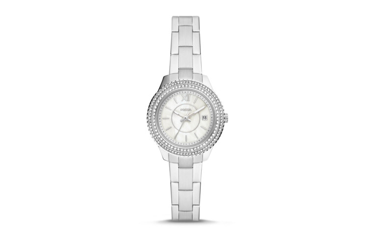 

FOSSIL Часы Wrist Watch Quartz Movement Stainless Steel Strap 30mm White Dial Women's Watch