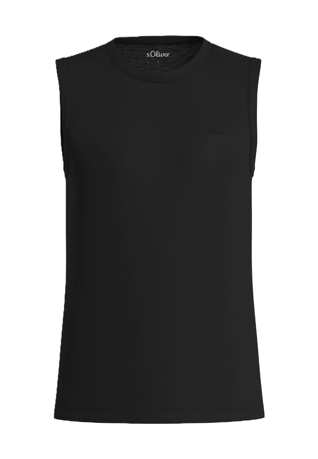 

Майка, вышивка логотипа, для мужчин S.Oliver, цвет 9999 Grey/ Black