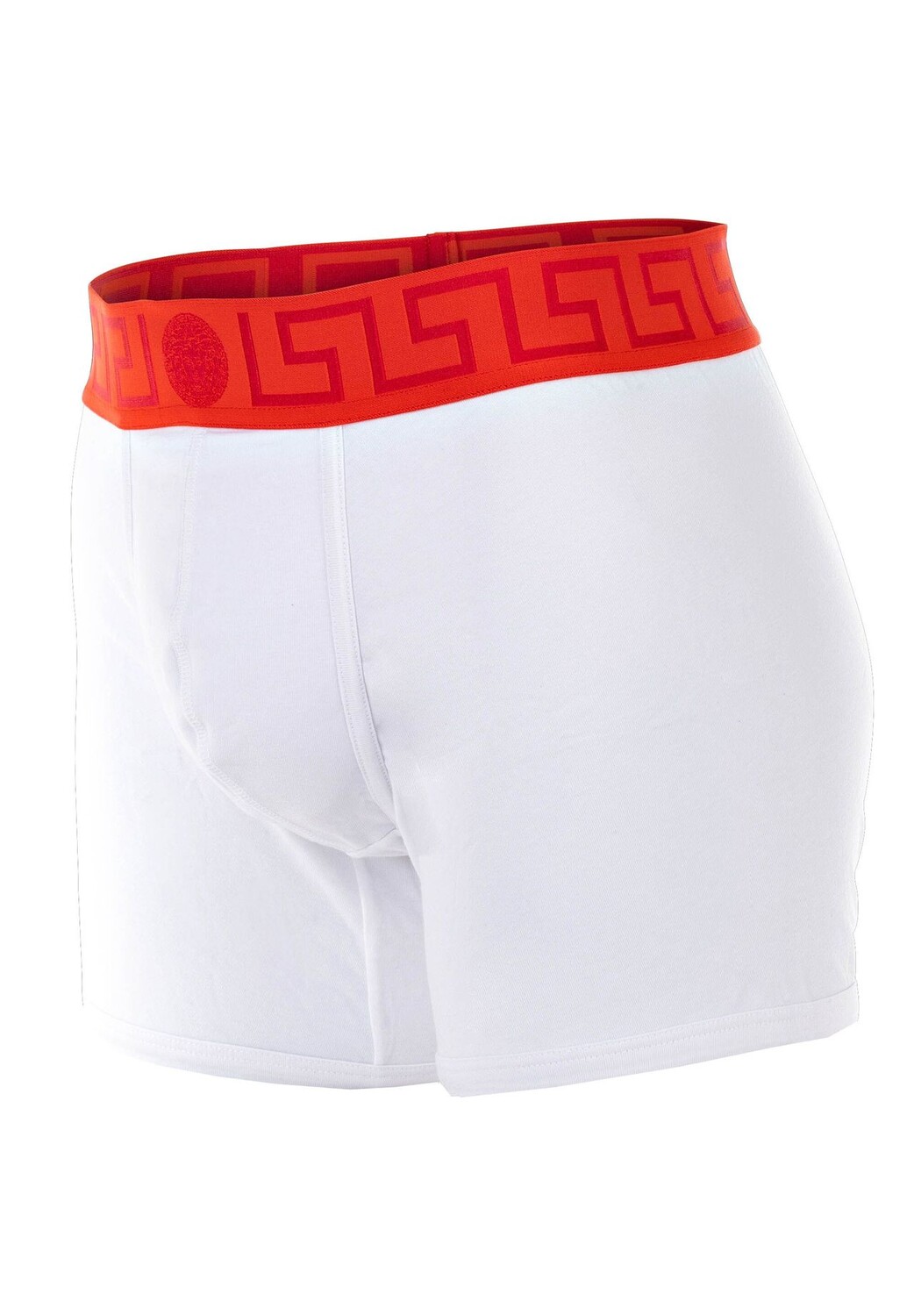Мужские боксеры - TOPEKA, бистрейч, натуральный хлопок, однотонные VERSACE, цвет Wei_/rot — фото 3