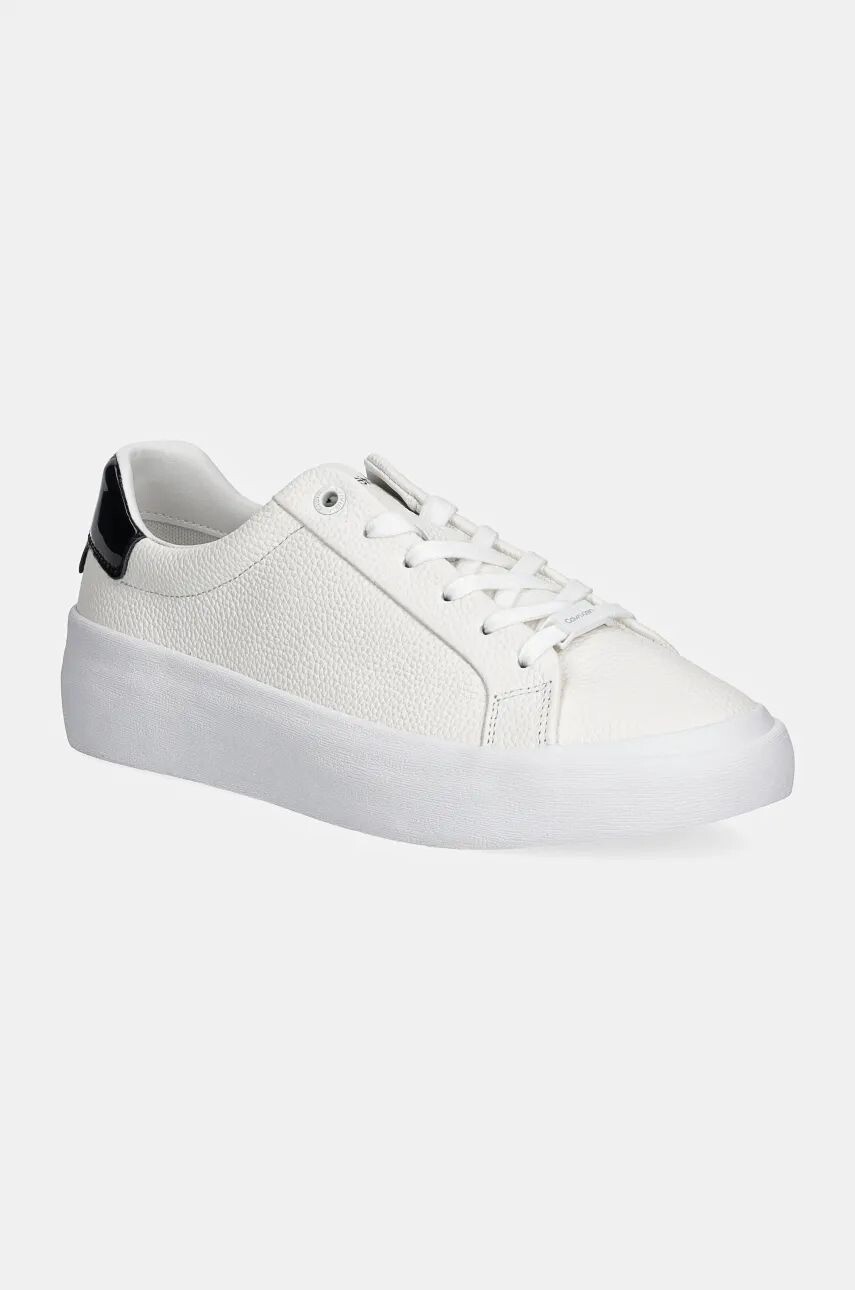 

Кожаные кроссовки Calvin Klein VULC LACE UP LTH, белый