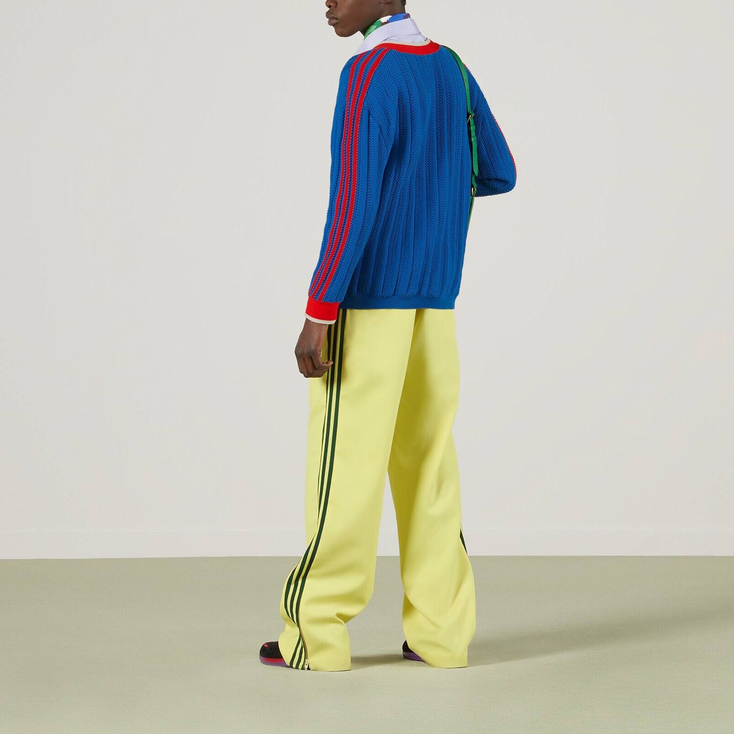 Свитер Adidas Originals X Blue Gucci, синий — фото 3