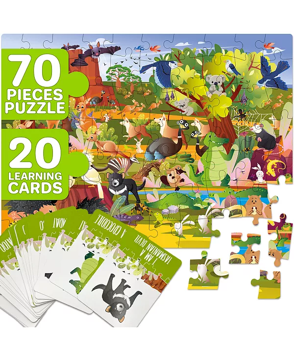 

70 загадок-пазлов «Найди и найди» для детей 4–6 лет Quokka, australia