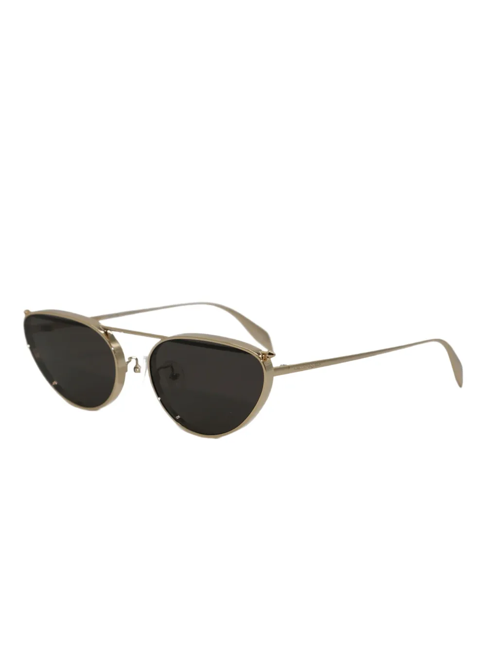 

Солнцезащитные очки в оправе 'кошачий глаз' Alexander McQueen Eyewear, золотой
