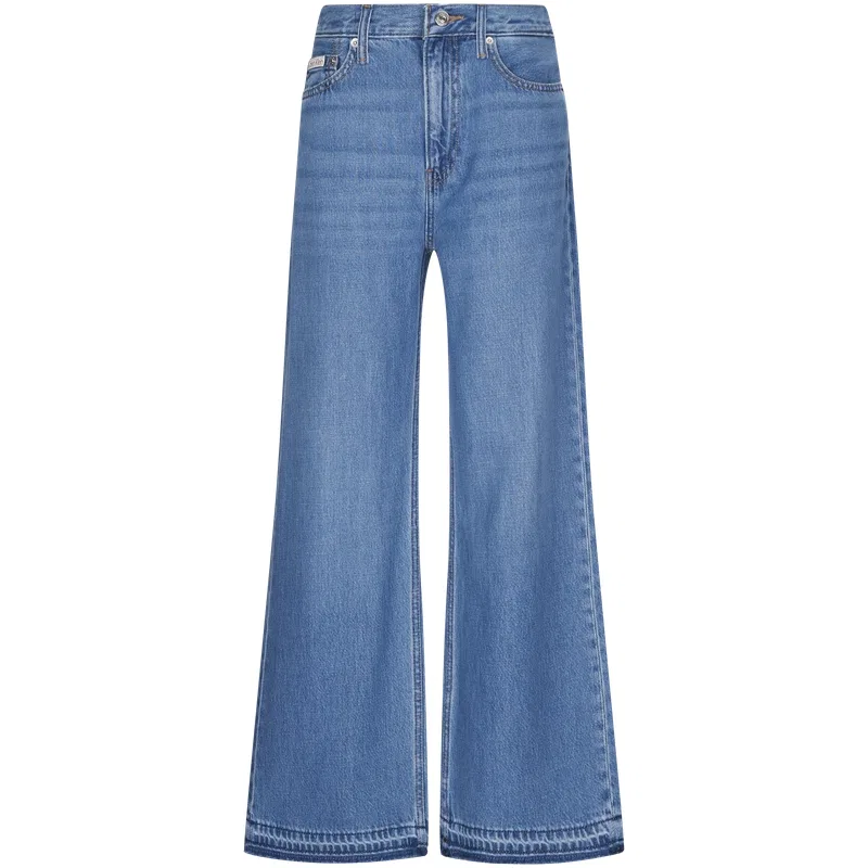 Джинсы Calvin Klein с широкими штанинами, Y22 Washed Royal Blue