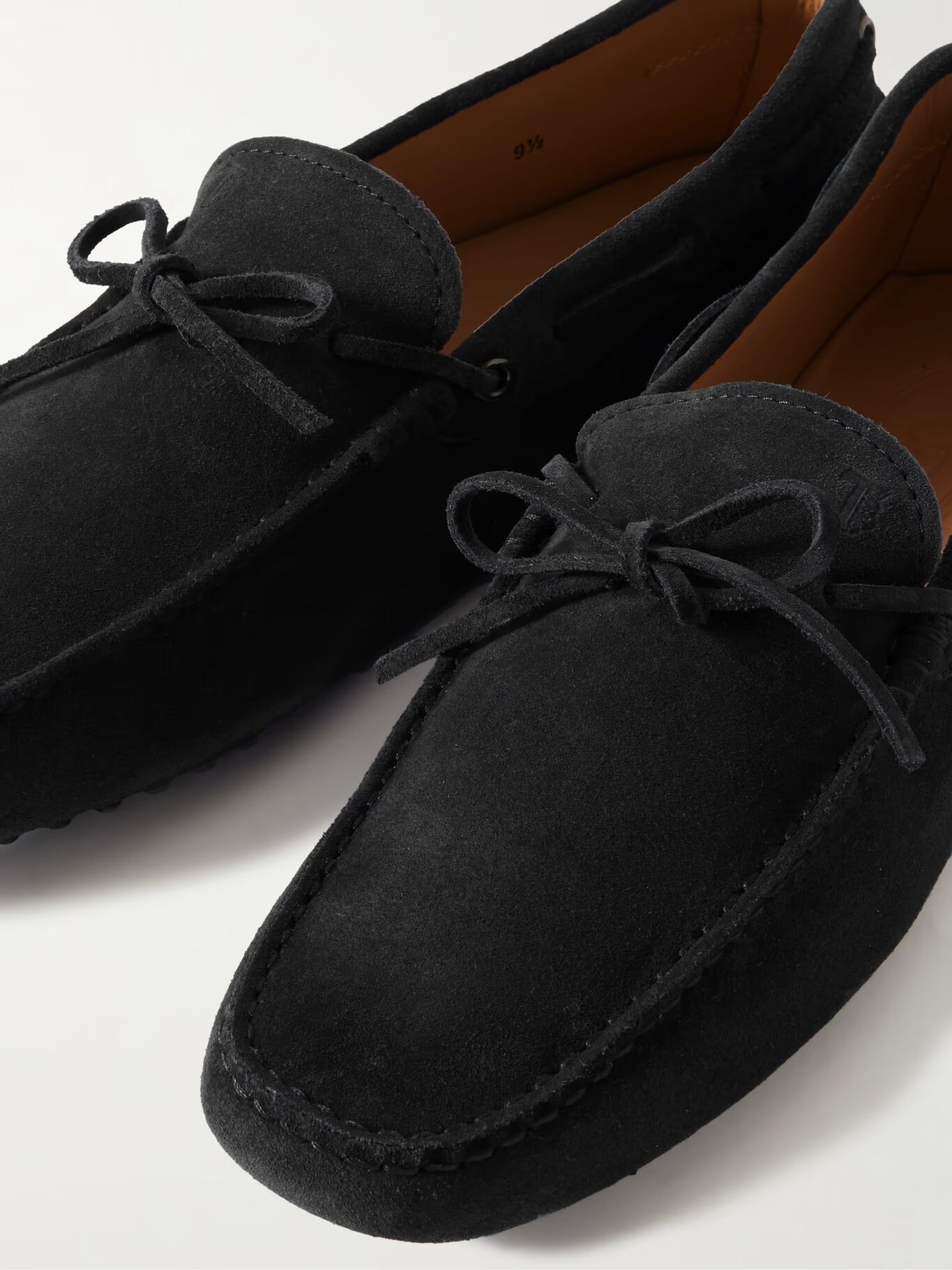 

Замшевые туфли для вождения Gommino TOD'S, черный