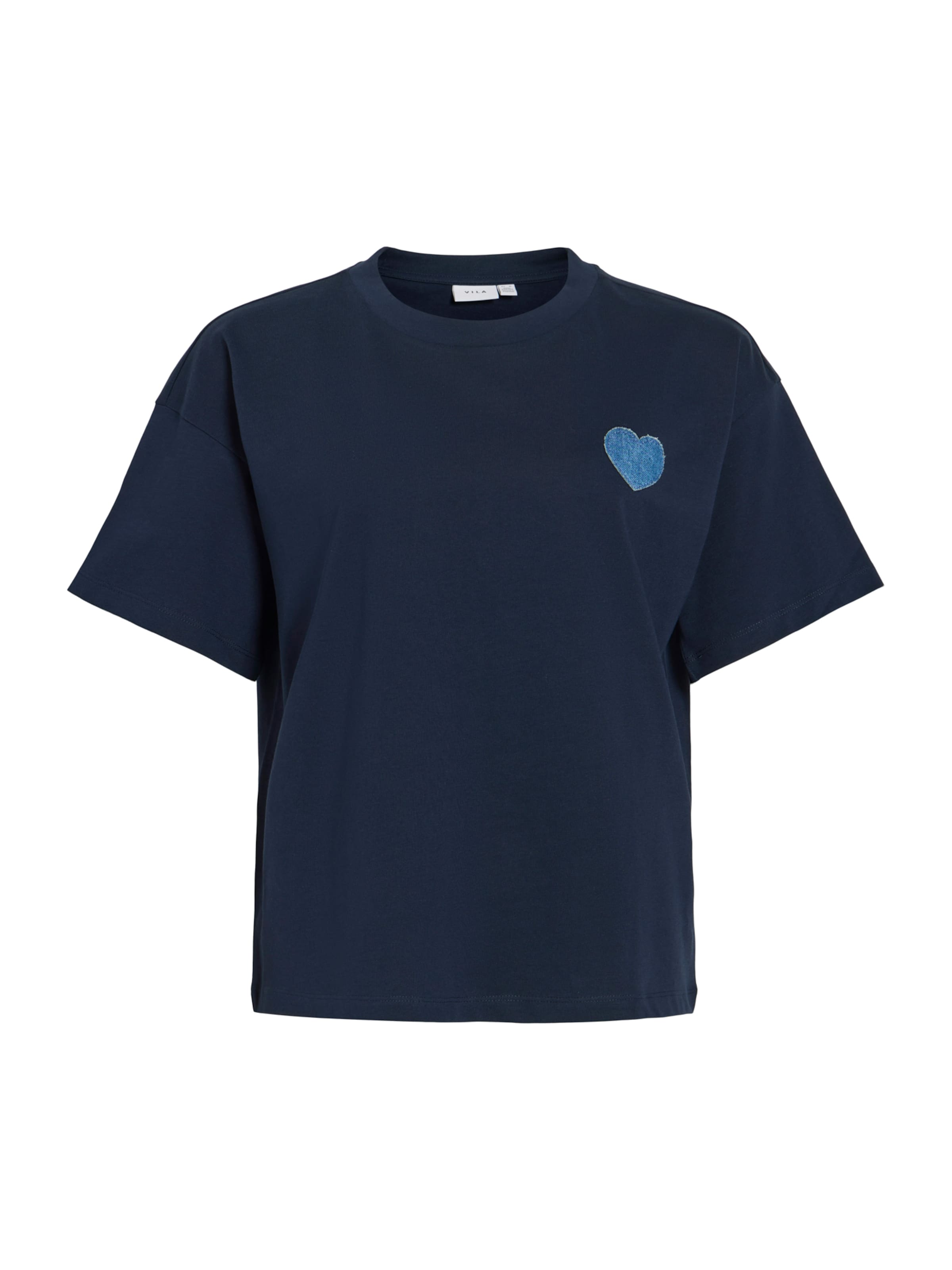 

VILA Футболка 'VIMonie Heart' в цвете Navy, Azure, Синий, VILA Футболка 'VIMonie Heart' в цвете Navy, Azure